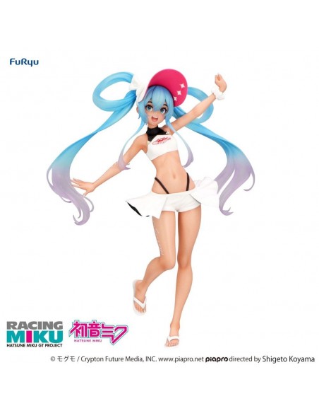-19856-Figuras - Figura Racing Miku Gatsune Miku GT Project Trio-Try-IT Summer Ver. Furyu 21cm-4571623502678