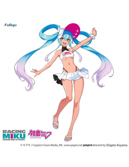 -19856-Figuras - Figura Racing Miku Gatsune Miku GT Project Trio-Try-IT Summer Ver. Furyu 21cm-4571623502678