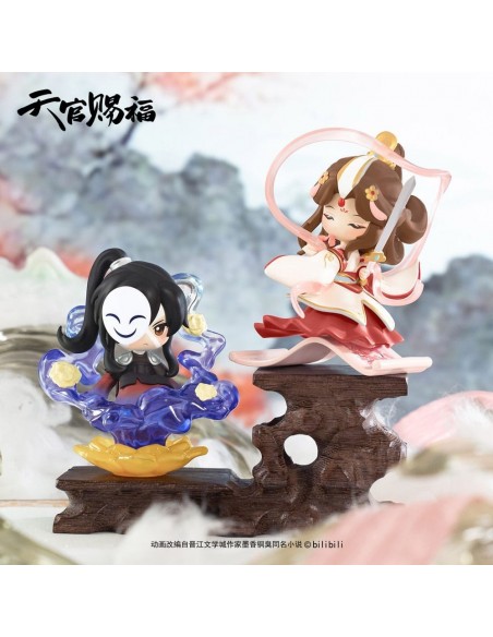-19842-Figuras - Set de 6 Minifiguras Heaven Official's Blessing Dan Qing Feng Hua Series Sakami Merchandise 13cm-6978258560383
