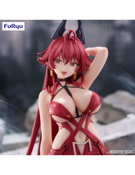 -19835-Figuras - Figura Red Hood Goddess of Victory: Nikke Nonsense Red Ver. Noodle Stopper Furyu 12cm-4571623506676