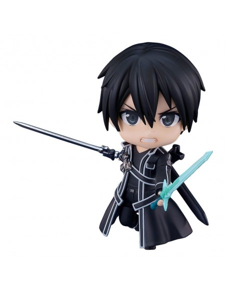 -19818-Figuras - Figura Kirito 2.0 Sword Art Online Nendoroid 10cm-4580590208964