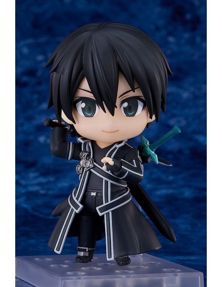 -19818-Figuras - Figura Kirito 2.0 Sword Art Online Nendoroid 10cm-4580590208964