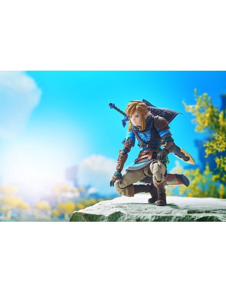 -19817-Figuras - Figura The Legend of Zelda Tears of the Kingdom Deluxe Link 15 cm-4580590190696