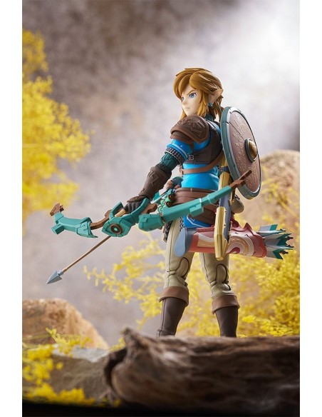 -19817-Figuras - Figura The Legend of Zelda Tears of the Kingdom Deluxe Link 15 cm-4580590190696