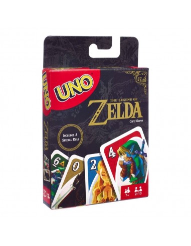 19816-Merchandising - The Legend of Zelda Juego de Cartas UNO European Exclusive-0887961583267
