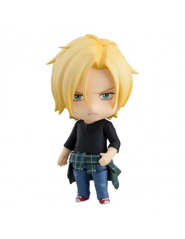 19813-Figuras - Figura Ash Lynx Banana Fish Nendoroid Orange Rouge 10cm-4571697188402