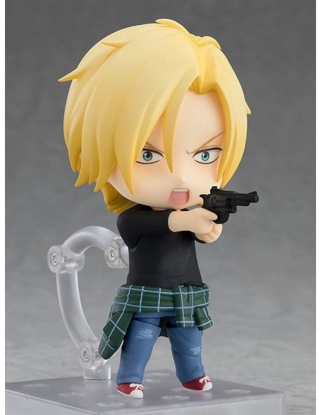 -19813-Figuras - Figura Ash Lynx Banana Fish Nendoroid Orange Rouge 10cm-4571697188402