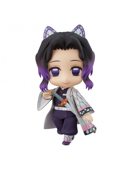 -19809-Figuras - Figura Shinobu Kocho Demon Slayer: Kimetsu no Yaiba Nendoroid 10cm-4580828663251