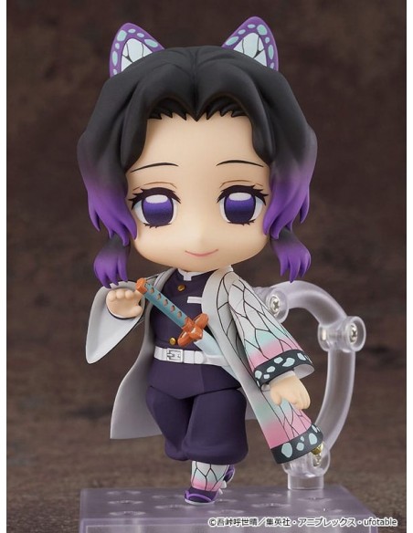 -19809-Figuras - Figura Shinobu Kocho Demon Slayer: Kimetsu no Yaiba Nendoroid 10cm-4580828663251