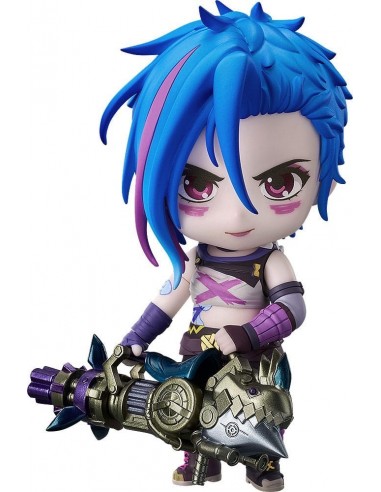 19802-Figuras - Figura Jinx League of Legends Arcane Nendoroid 10cm-4580590204119