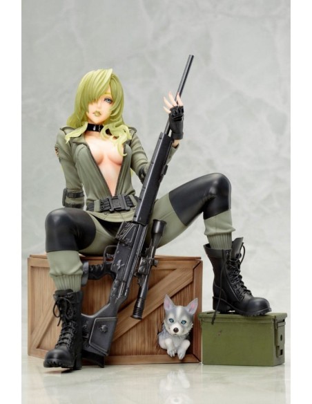 -19800-Figuras - Figura Sniper Wolf Metal Gear Solid 1/7 Bishoujo Kotobukiya 19cm-4934054065783