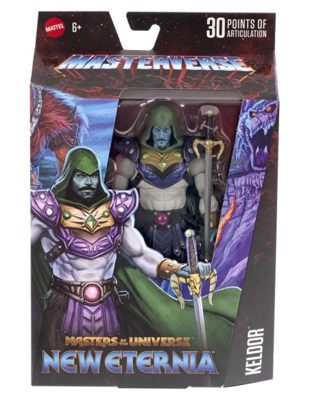 -19789-Figuras - Figura Keldor Masters of the Universe Masterverse New Etheria Mattel 18cm-0194735333233