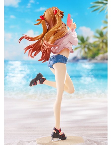 -19780-Figuras - Figura Asuka Shikinami Langley Rebuild of Evangelion Beach Queens Pop Up Parade L 22cm-4580590208681