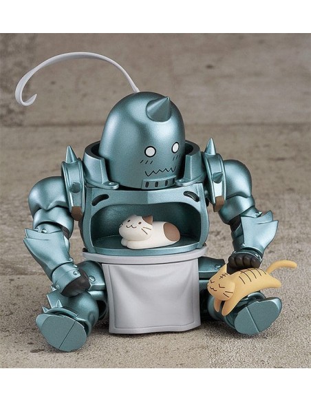 -19761-Figuras - Figura Alphonse Elric Full Metal Alchemist Brotherhood Nendoroid Re-Run 10cm-4580590203259