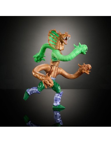 19759-Figuras - Figura King Hiss MOTU x TMNT Deluxe Mattel 14cm-0194735264421