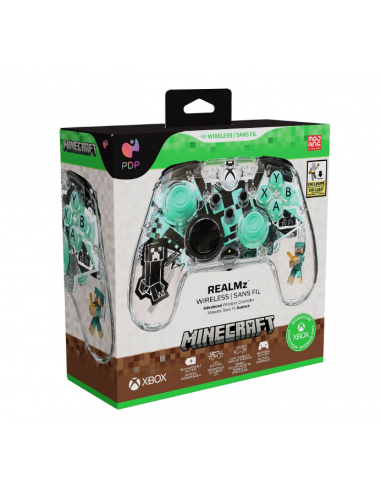20020-Xbox Series X - Realmz Wireless Controller Minecraft Aged Up-0708056074067