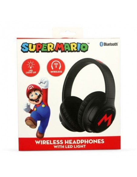 -20041-Merchandising - Auriculares Bluetooth de Super Mario con LED-5055371629096