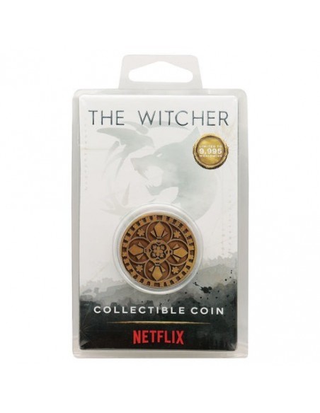 -20087-Merchandising - Réplica Moneda Toss a Coin to Your Witcher The Witcher Fanattik Edición Limitada-5060948295505