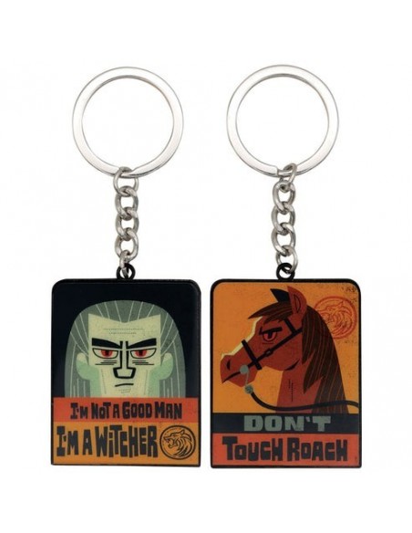 -20083-Merchandising - Llavero The Witcher & Roach The Witcher Fanattik Edición Limitada-5060948295512