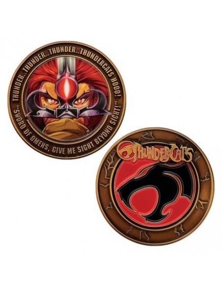 -20078-Merchandising - Moneda Lion-O ThunderCats 40th Anniversary Fanattik Edición Limitada-5060948298193