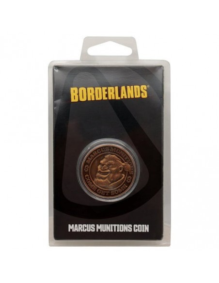 -20069-Merchandising - Réplica Moneda Marcus Munitions Borderlands Fanattik Edición Limitada-0840316425988