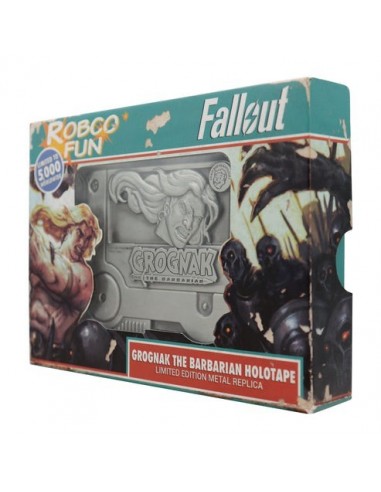 20065-Merchandising - Réplica Holotape Grognak the Barbarian Fallout Fanattik Edición Limitada-5060948294577
