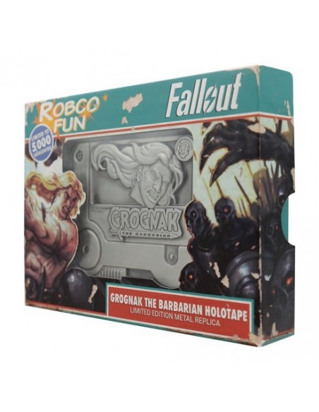 -20065-Merchandising - Réplica Holotape Grognak the Barbarian Fallout Fanattik Edición Limitada-5060948294577