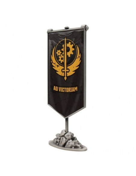 -20055-Merchandising - Estandarte Metálico Brotherhood of Steel Fallout Fanattik Edición Limitada-5060948298254