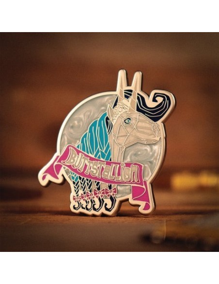 -20051-Merchandising - Pin Butt Stallion Borderlands Fanattik Edición Limitada-0840316425971