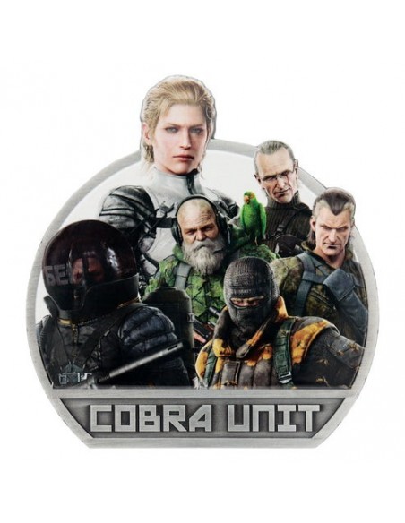 -20050-Merchandising - Medallón Cobra Unit Metal Gear Solid Delta Fanattik Edición Limitada-5060948295758