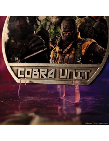 -20050-Merchandising - Medallón Cobra Unit Metal Gear Solid Delta Fanattik Edición Limitada-5060948295758