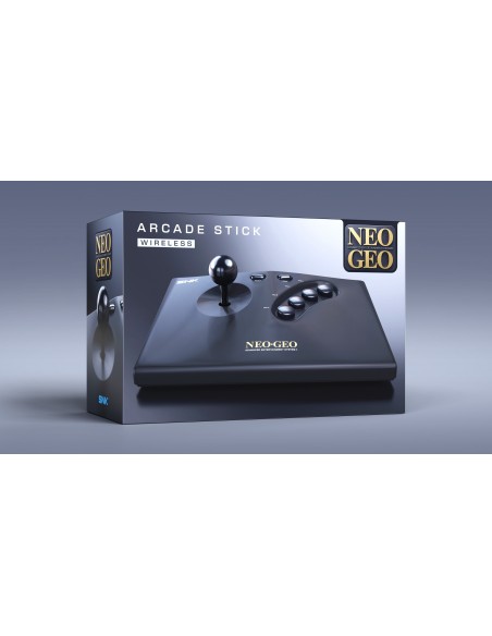 -20119-Retro - NEOGEO AES+ Arcade Stick (Black)-4020628550363