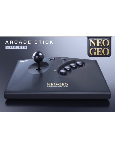 -20119-Retro - NEOGEO AES+ Arcade Stick (Black)-4020628550363