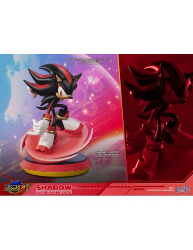 20174-Figuras - Estatua Shadow The Hedgehog Sonic Adventure 2 First 4 Figures 25cm-5060316627921
