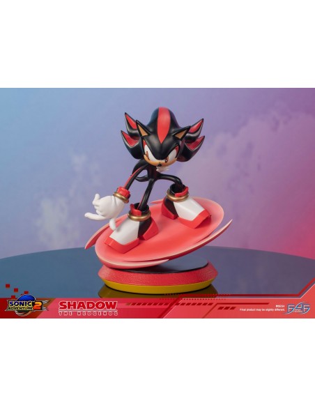 -20174-Figuras - Estatua Shadow The Hedgehog Sonic Adventure 2 First 4 Figures 25cm-5060316627921