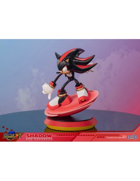 -20174-Figuras - Estatua Shadow The Hedgehog Sonic Adventure 2 First 4 Figures 25cm-5060316627921