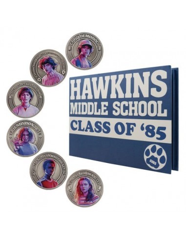 20203-Merchandising - Stranger Things Yearbook Coin Album-5060948293945