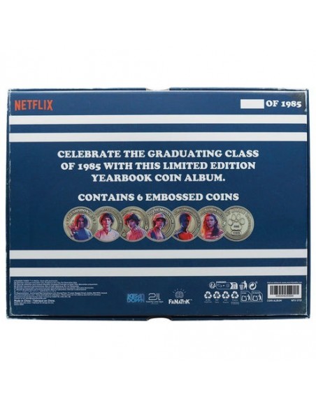 -20203-Merchandising - Stranger Things Yearbook Coin Album-5060948293945
