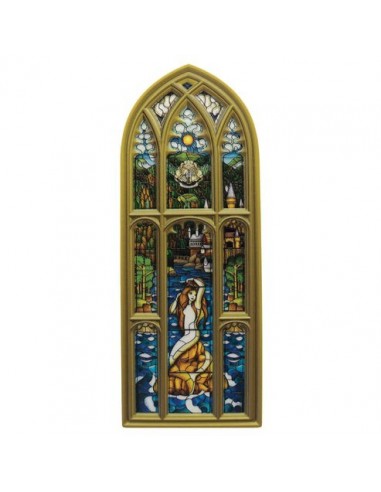 20202-Merchandising - Harry Potter Mermaid Stained Glass Window Resin Plaque-5060948297820