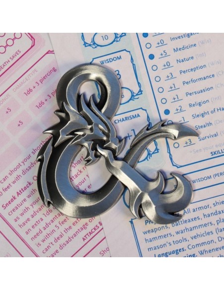 -20220-Merchandising - Medallon Premium Dungeons & Dragons Ampersand Edicion Limitada-5060948290500
