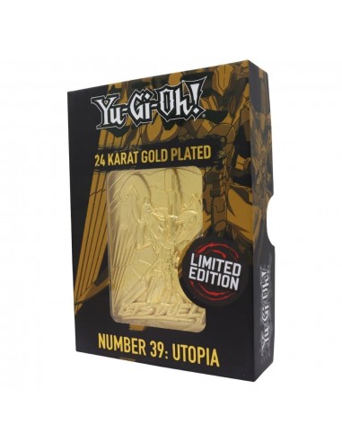 20221-Merchandising - Lingote Yu Gi Oh! Baño De Oro Utopia Edicion Limitada-5060662467967