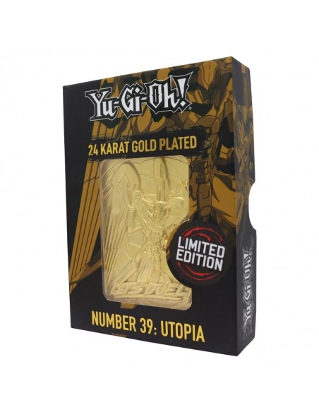 -20221-Merchandising - Lingote Yu Gi Oh! Baño De Oro Utopia Edicion Limitada-5060662467967