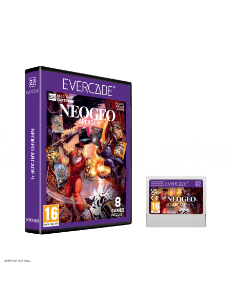 -20268-Retro - Cartucho Evercade Neogeo Arcade 4-5060990242076