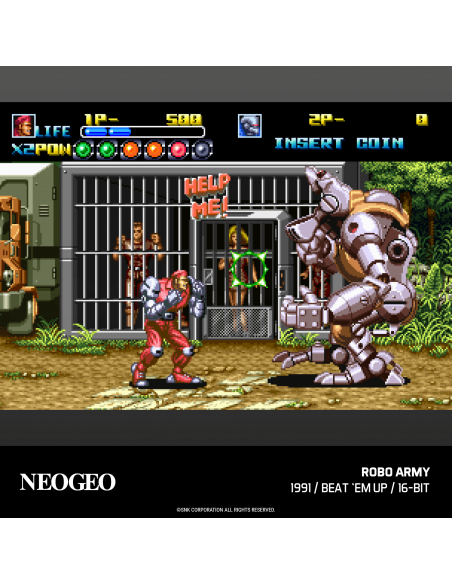 -20268-Retro - Cartucho Evercade Neogeo Arcade 4-5060990242076
