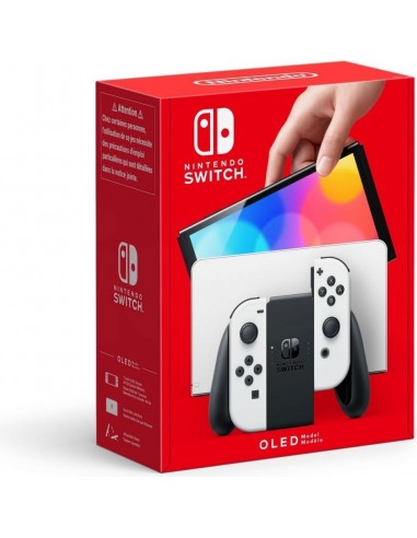 7033-Switch - Nintendo Switch Consola OLED Blanca-0045496453435