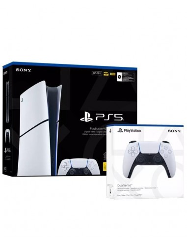 20284-PS5 - Consola PS5 Chassis E Digital + Mando Dualsense White-9503949684160