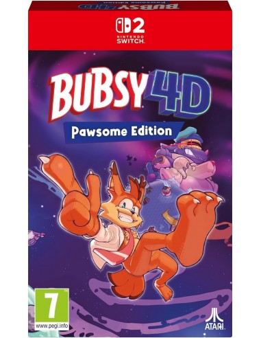 20301-Switch 2 - Bubsy 4D - Pawsome Edition Imp-5056635623027