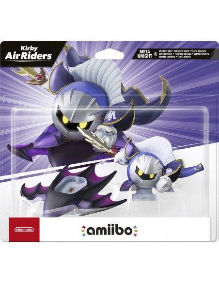 -18654-Amiibos - Figura Amiibo Meta Knight & Shadow Star (Colección Kirby)-0045496381349