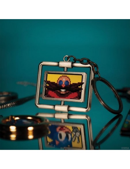 -20333-Merchandising - Llavero Giratorio Sonic & Eggman Edición Limitada Fanattik-5060948298629