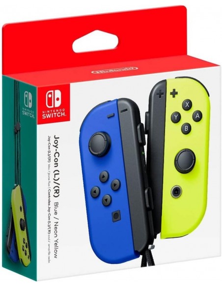 -20543-Switch - Mando Joy-Con (set Izda/Dcha) Azul / Amarillo Neón BTR-0045496432089
